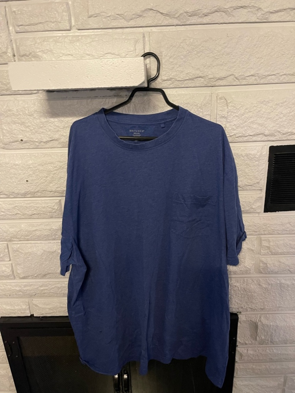 Britches Men's Short-Sleeve Pocket Tee in Blue